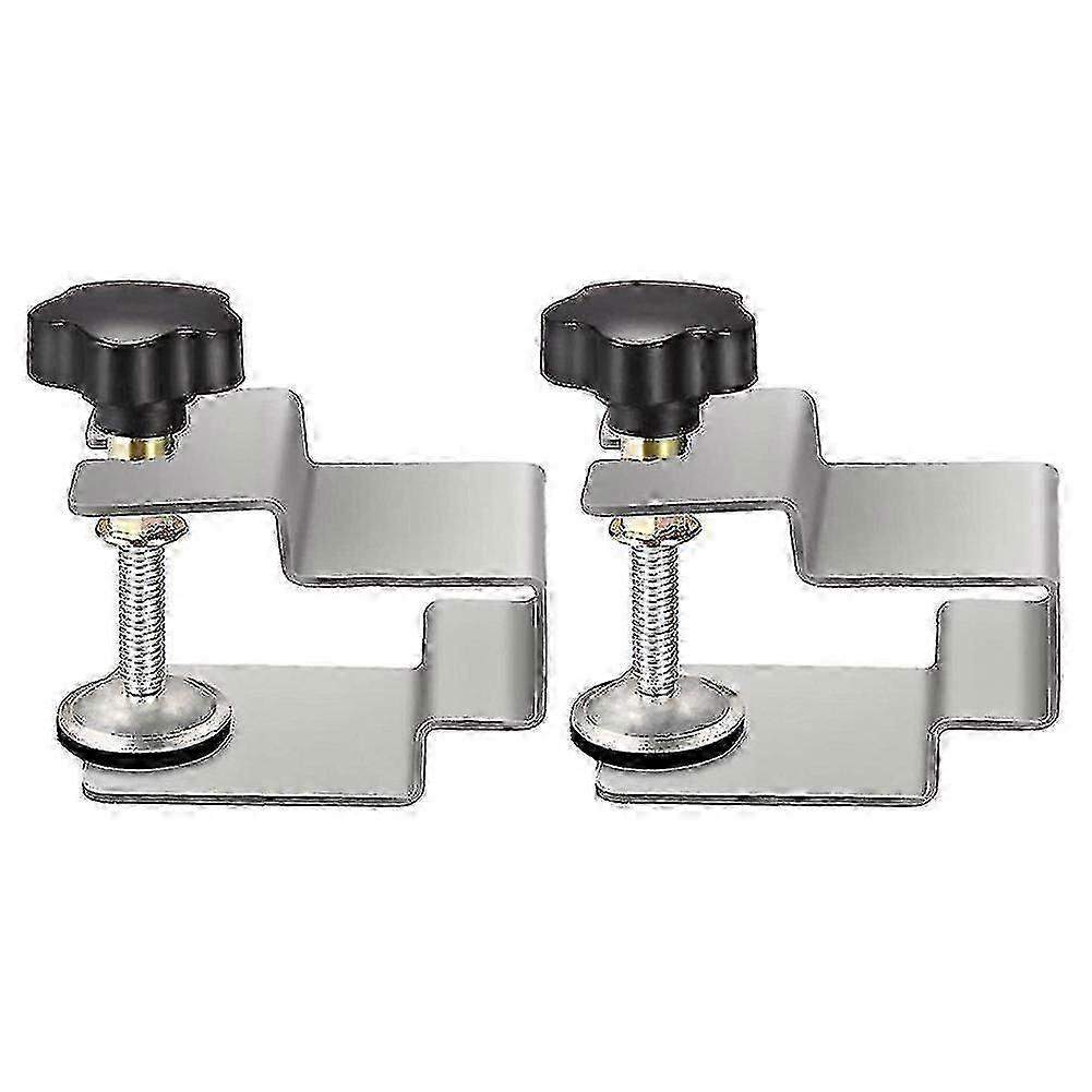 Stainless Steel Drawer Front Installation Clamps 2pcs, Cabinet Panel Mounting Tool for Drawer Fronts