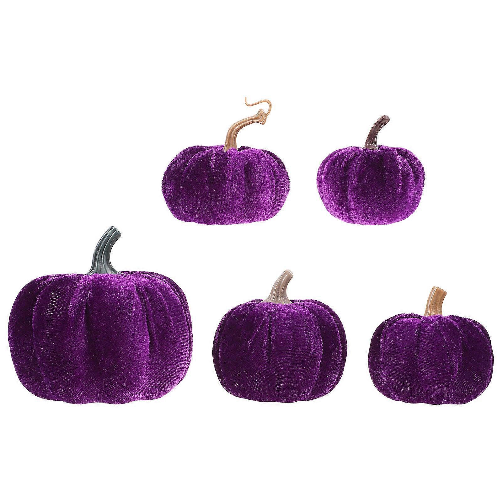 Pumpkin Decorative Pumpkins for Holiday Decor 5Pcs Pack