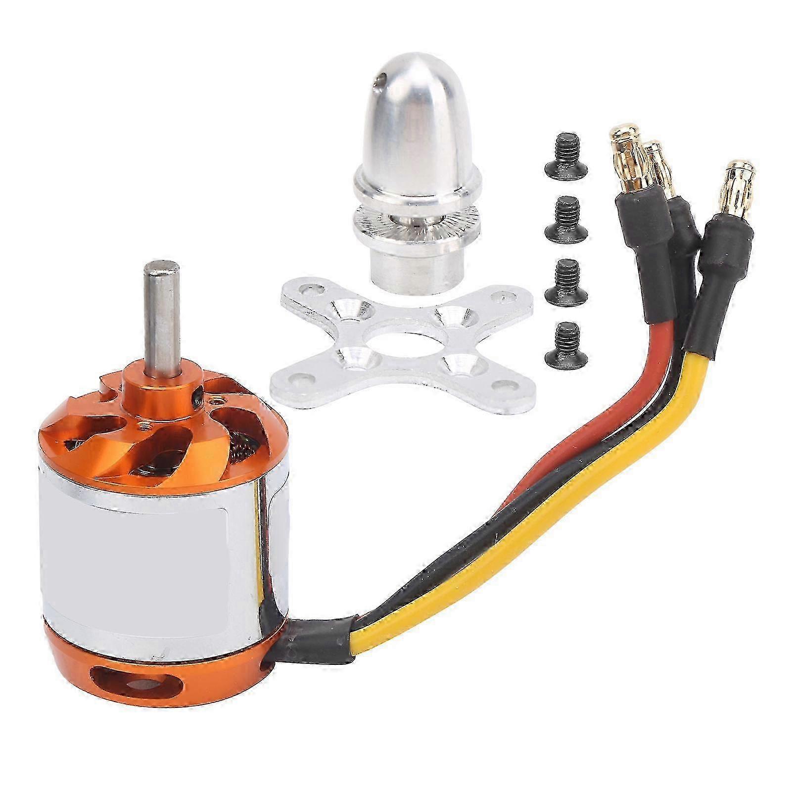 D2836 Brushless Motor with Adapter RC Motor Replacement for RC FixedWing Airplane(880KV )