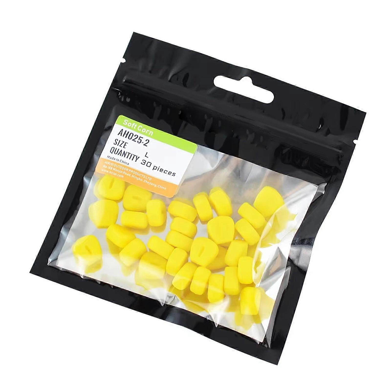 30pack Multicolor Fishing Float Durability Plastic Bobbers Fishing Tackle Float For Improved Bites Detection  Yellow