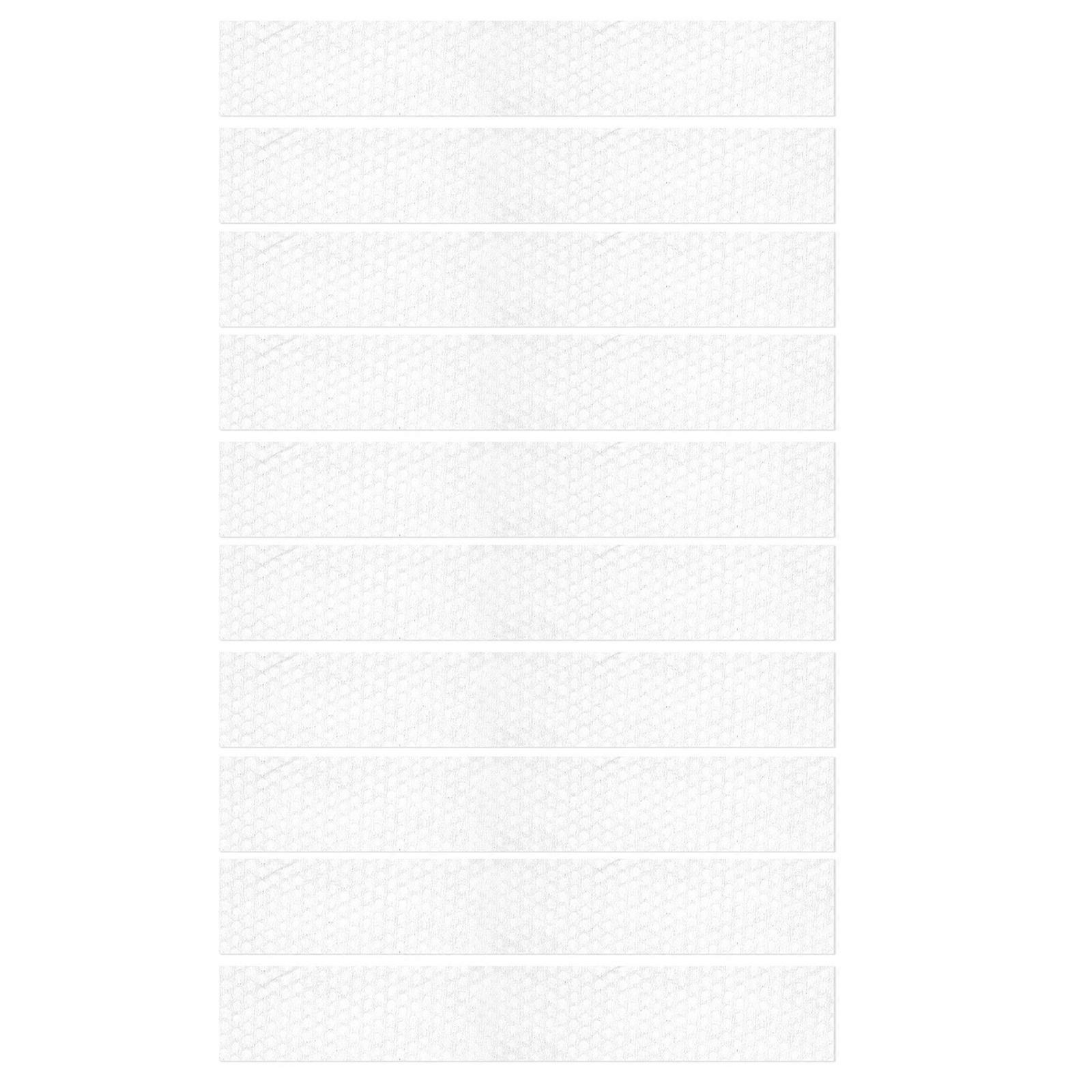 10 Count Careful Body Outline Liners Not Interlaced Quick Absorption Mattresses For Dynamic Living And Hot Weather  White