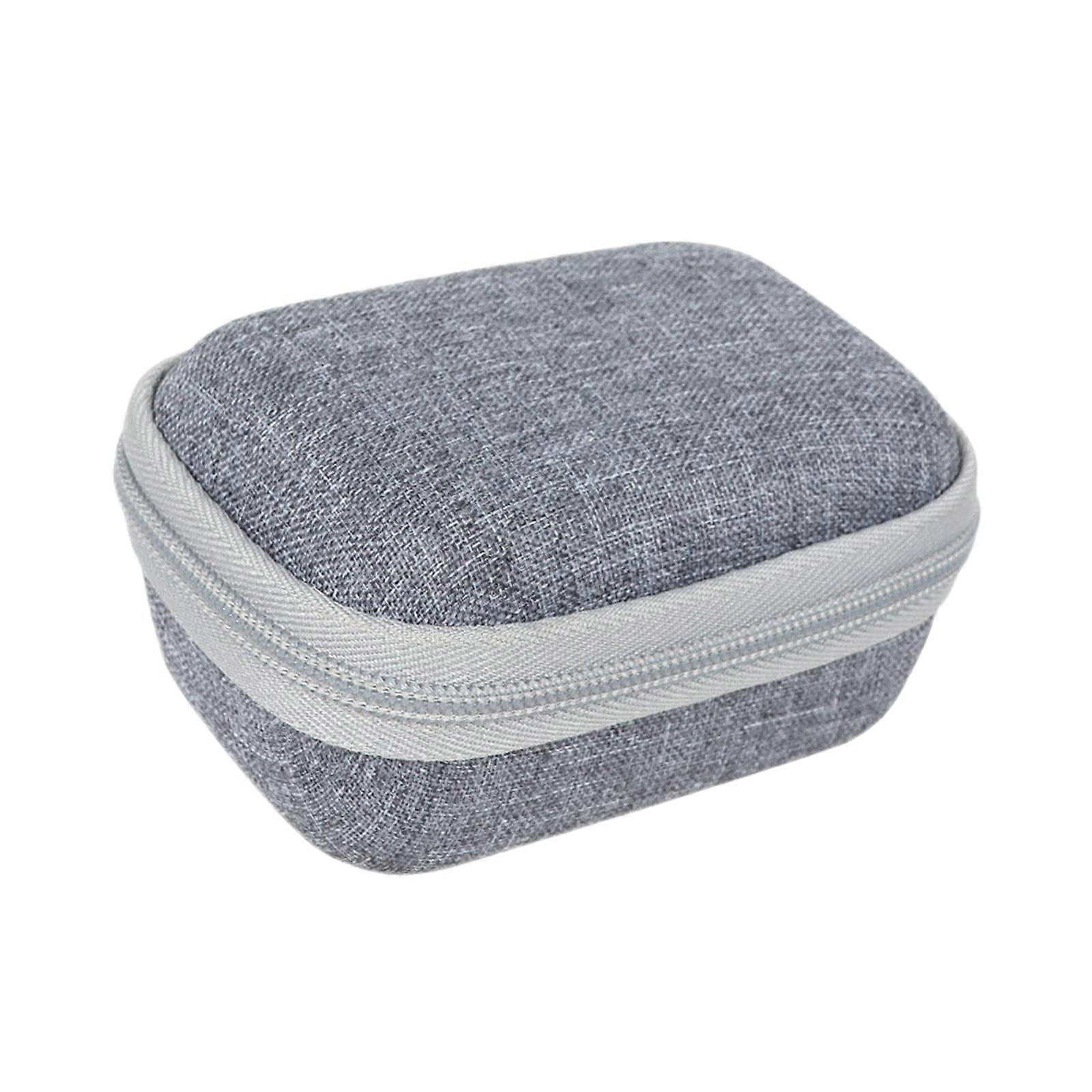 Carrying Case with Inner Mesh Pocket for Mobile Power 4500mAh Scratch Resistant EVA Hard Box Splashproof Storage Bag  GRY