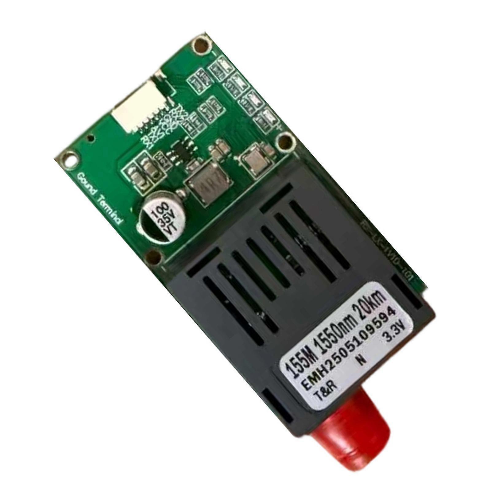 20km TTL Optically Transceiver Module For Drones RX/TX/VCC/GND TTL to Fiber Optically Module Equipment Multicolor