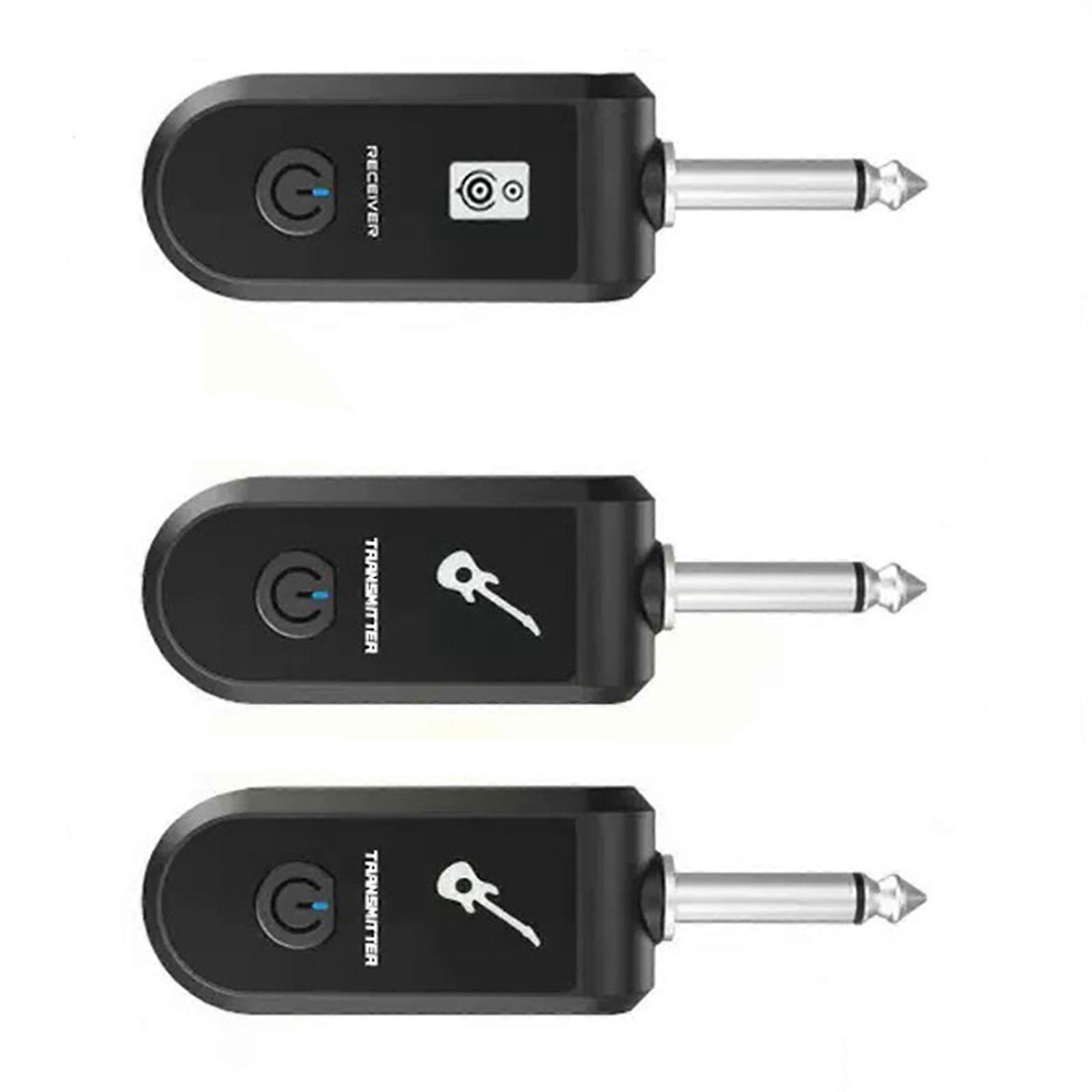 Wireless Transmitter Receiver For Musicians Converts Traditional Instruments To Wireless With Stable Connection  Black