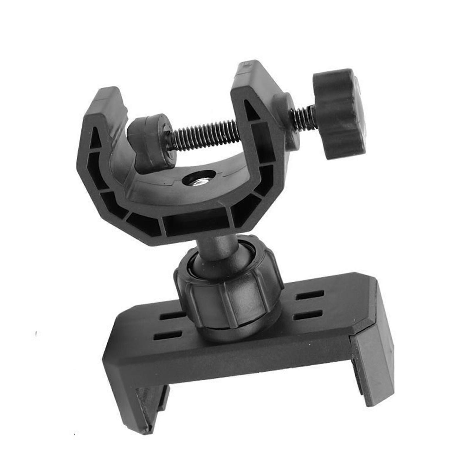 携帯電話三脚マウントホルダースマートフォン三脚電話ホルダーマウントアダプタークリップブラケットセルフィー一脚調整ブラック