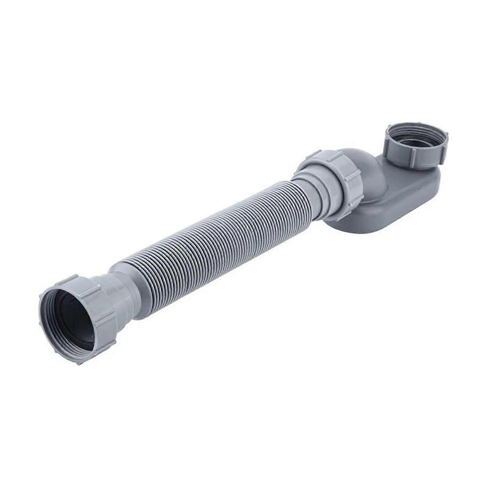 Upgrades ABS Bathtub Drain Pipe Kitchen Sink Drain Pipe Sealing performances Misaligned Drain Solution for Home Use Multicolor