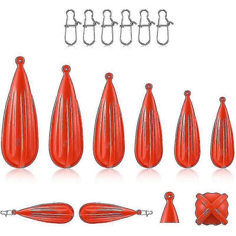 Fishing Practice Plug Fishing Casting Plug Baitcasting Rubber Practice Plug Suitable for Improving Casting Skill,6Pcs