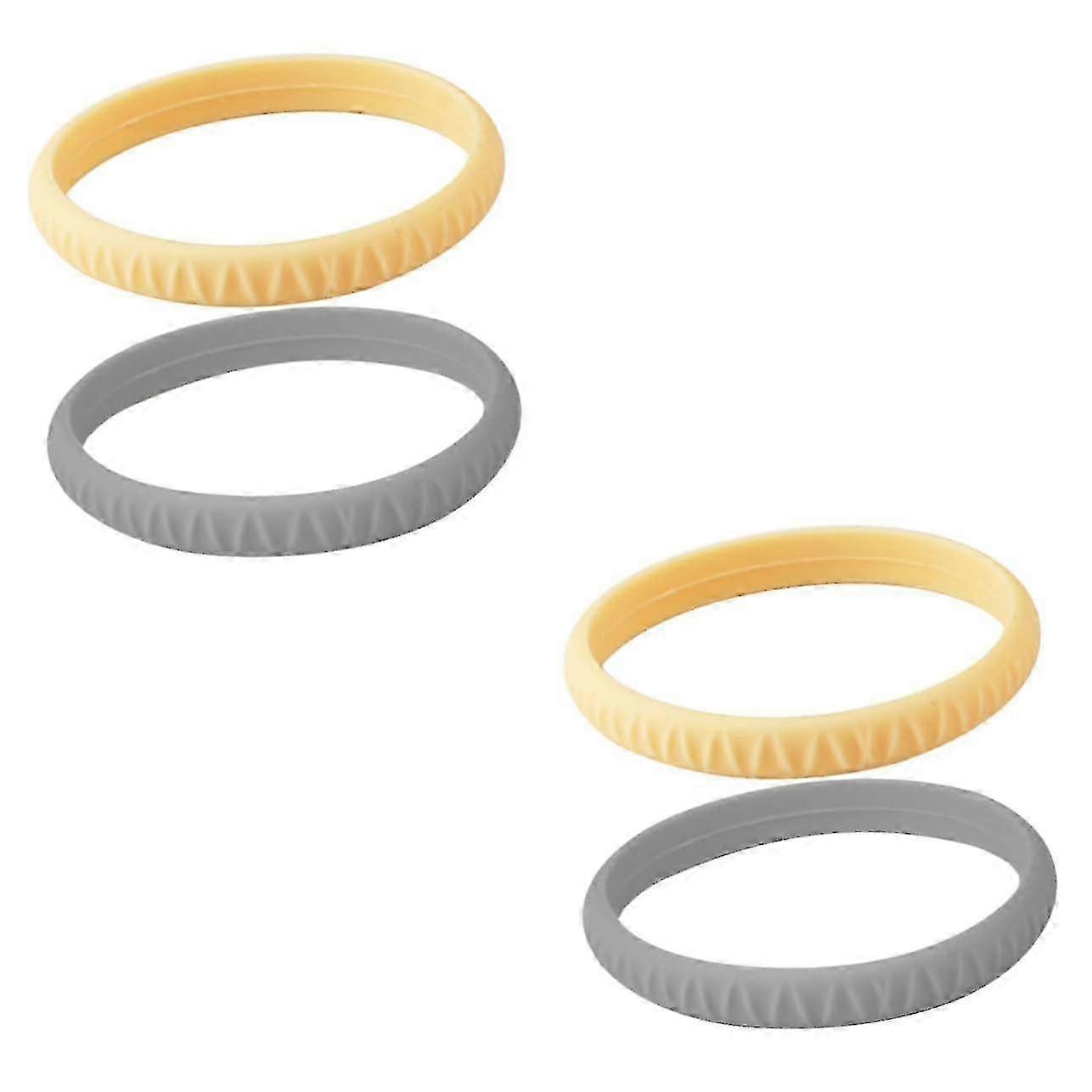 Basketball Knee Brace Straps, 4Pcs Silicone Patella Tendon Stabilizer Support