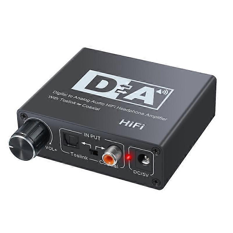 Optical Fiber To Analog Audio Converter EU Plug EU Plug