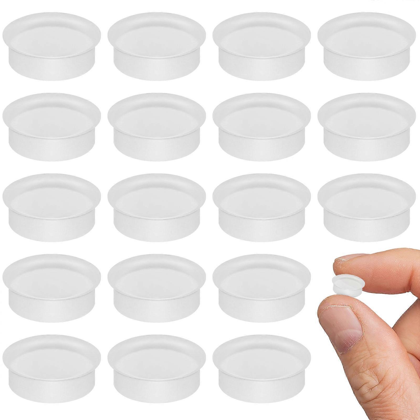 Flute Plugs Silicone Flute Plug for Open Hole Flutes 25Pcs White Set