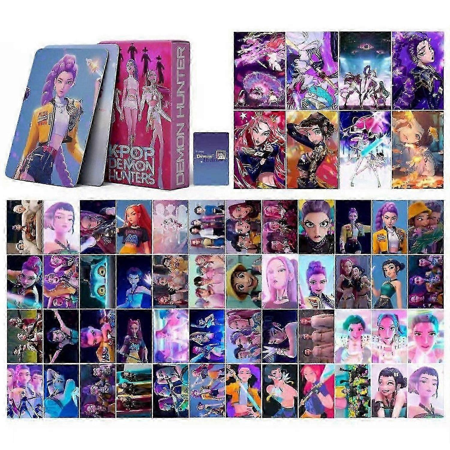 55 tarjetas Lomo coleccionables de K-Pop Demon Hunter, recién llegadas