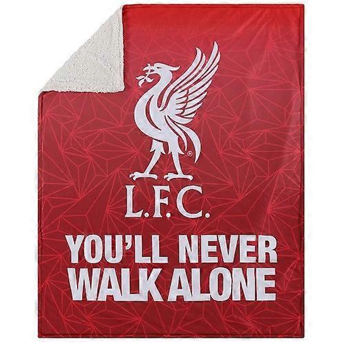 Liverpool FC Sherpa Slogan Blanket