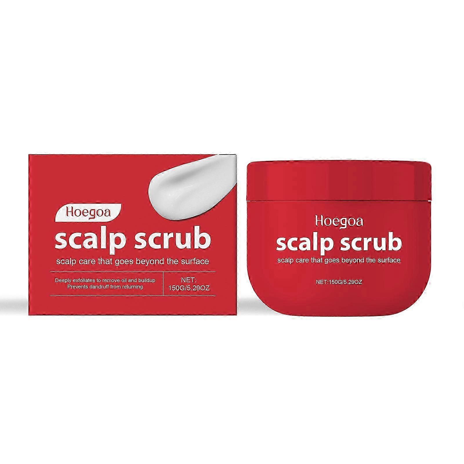 Nourishing Scalp Scrub Shampoo for Dry Hair - Deep Cleansing & Moisturizing with Turmeric & Avocado Oil