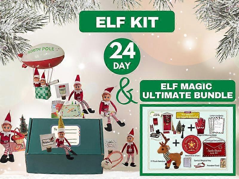 24 Day Elf Kit + Elf Magic Ultimate Bundle (Elves Christmas Activity)
