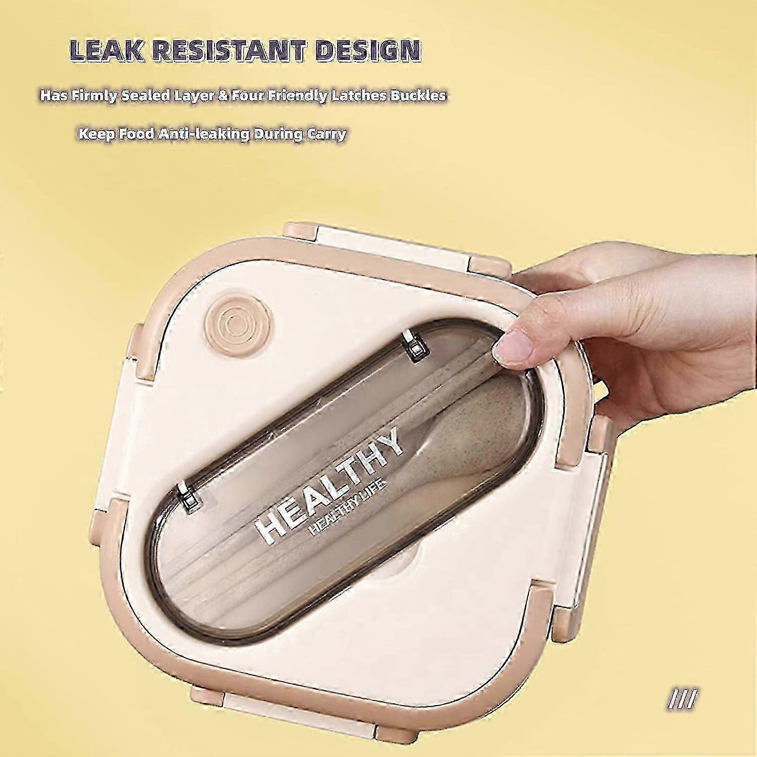 Leakproof Bento Box for Work Picnic Square Size