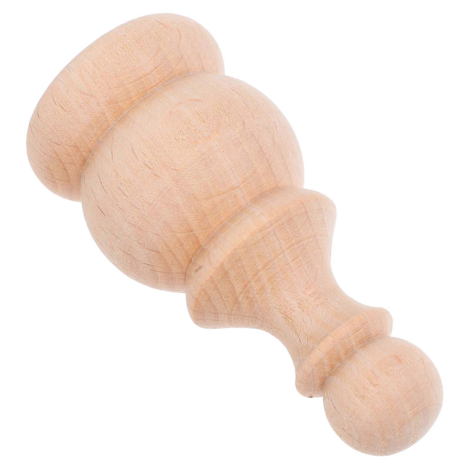 Wooden Finial Ornaments for Bed Posts with Solid Wood Craft