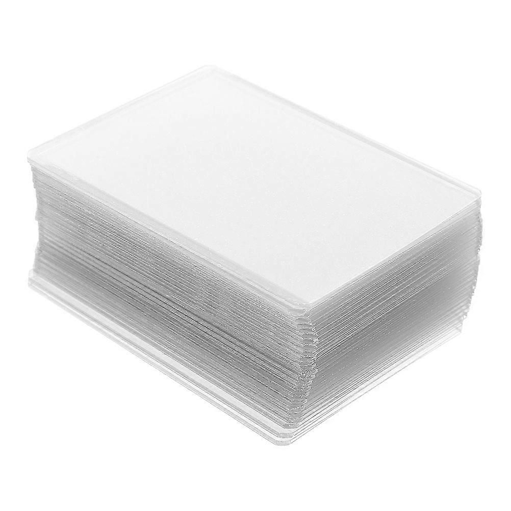 Protective Sleeves For Trading Cards 30Pcs Transparent PVC Card Holders Ideal For Daily Use Or Education