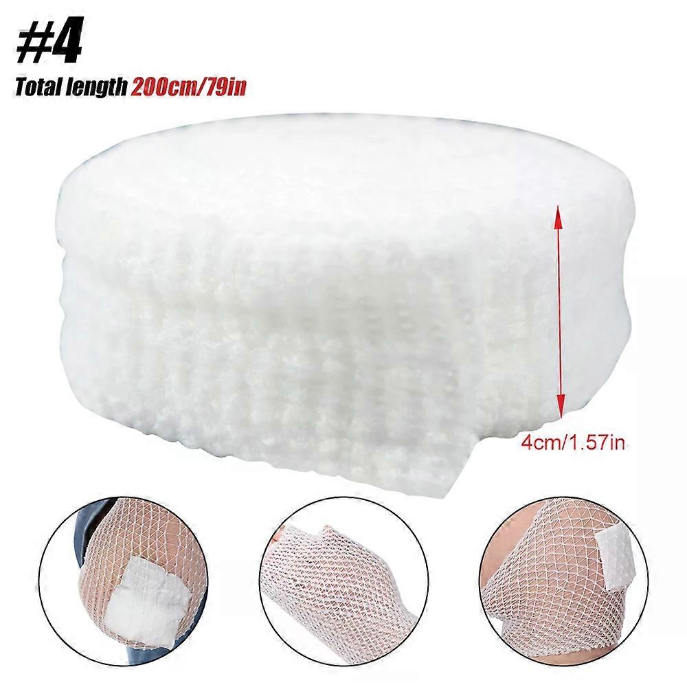 1Roll Tubular Bandage Elastic Net Wound Dressing Elastic Dressing Retainer Tubular Stretch Elastic Gauze Bandage for Elbow,Shank