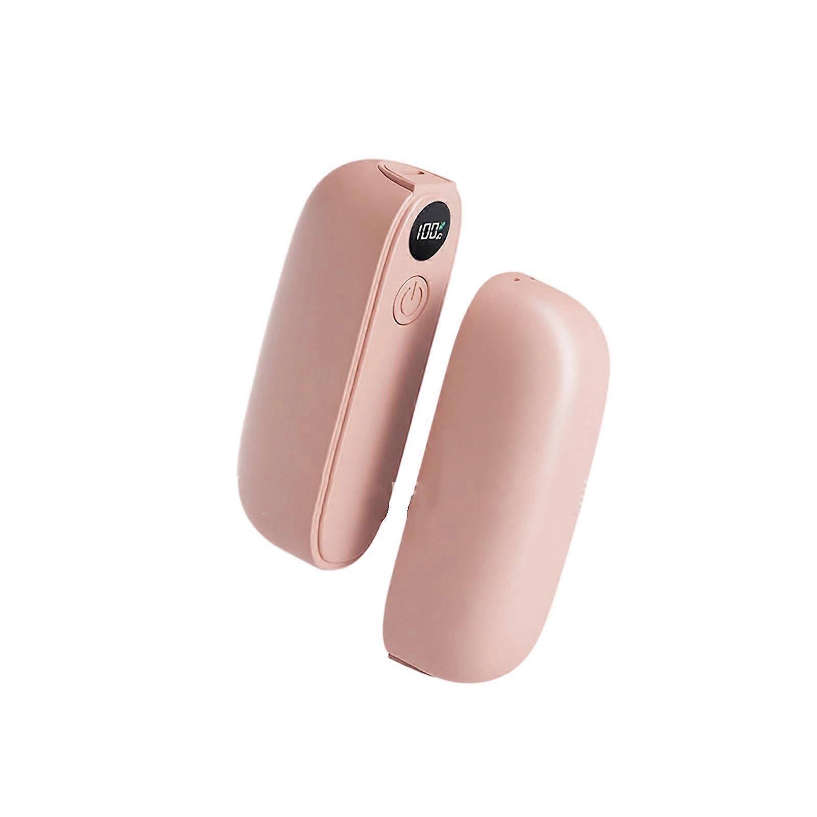 Transportable USB Rechargeable Heat Pack for Cold Weather Attractive Feature 6000mAh 3 Configuration Dense Size  Pink