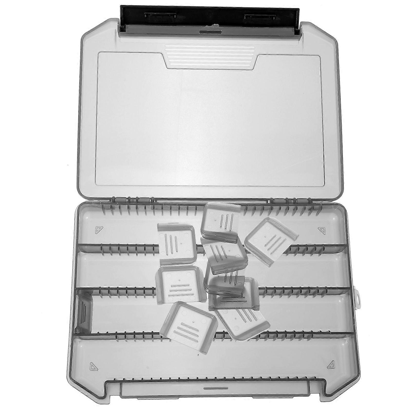 Fishing Tackle Box Organizer for Outdoor Use with 4Pcs Multi-Grids