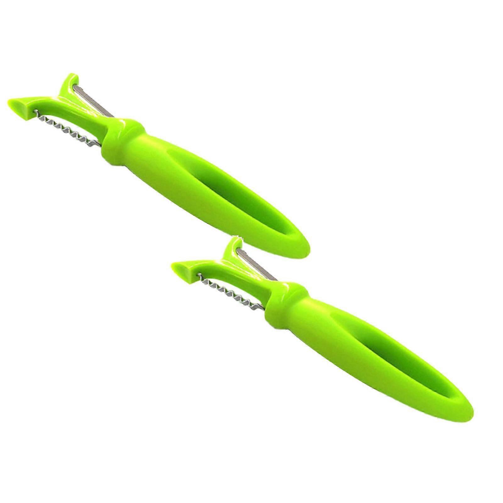 Xubond Kitchen Essentials, Double Headed Melon And Fruit Planer Multi Purpose Knife Grater, Green, Graters For Kitchen