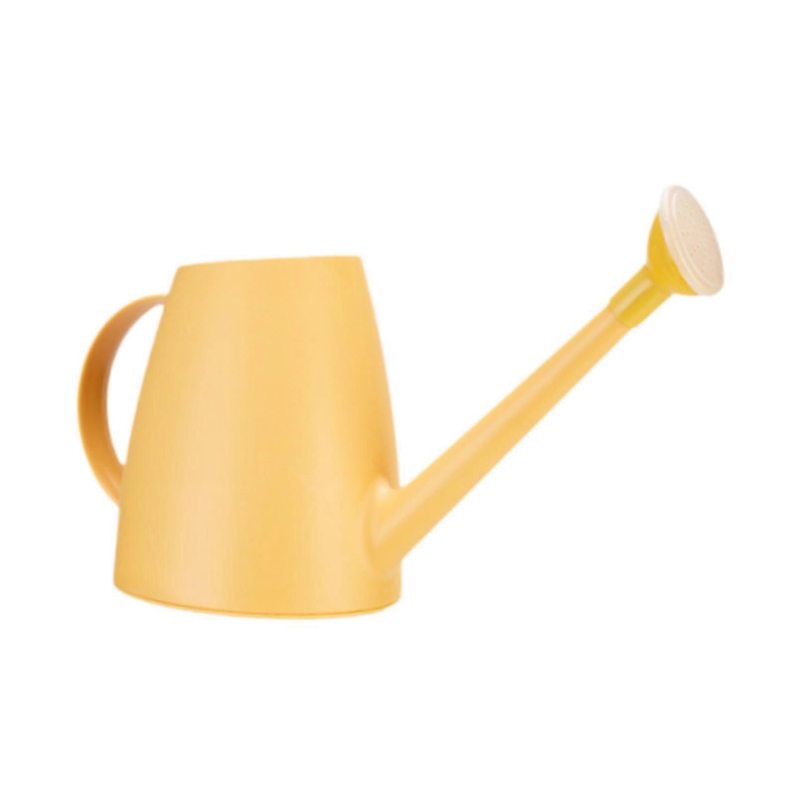 Watering Can 1800ml Long Spout Ergonomic Handle for Indoor Houseplants – Yellow