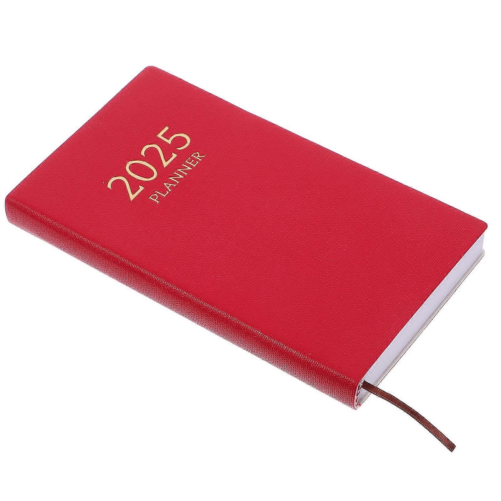 2025 Scheduler 2025 Planner Weekly Planner for Home 1 Red Notebook