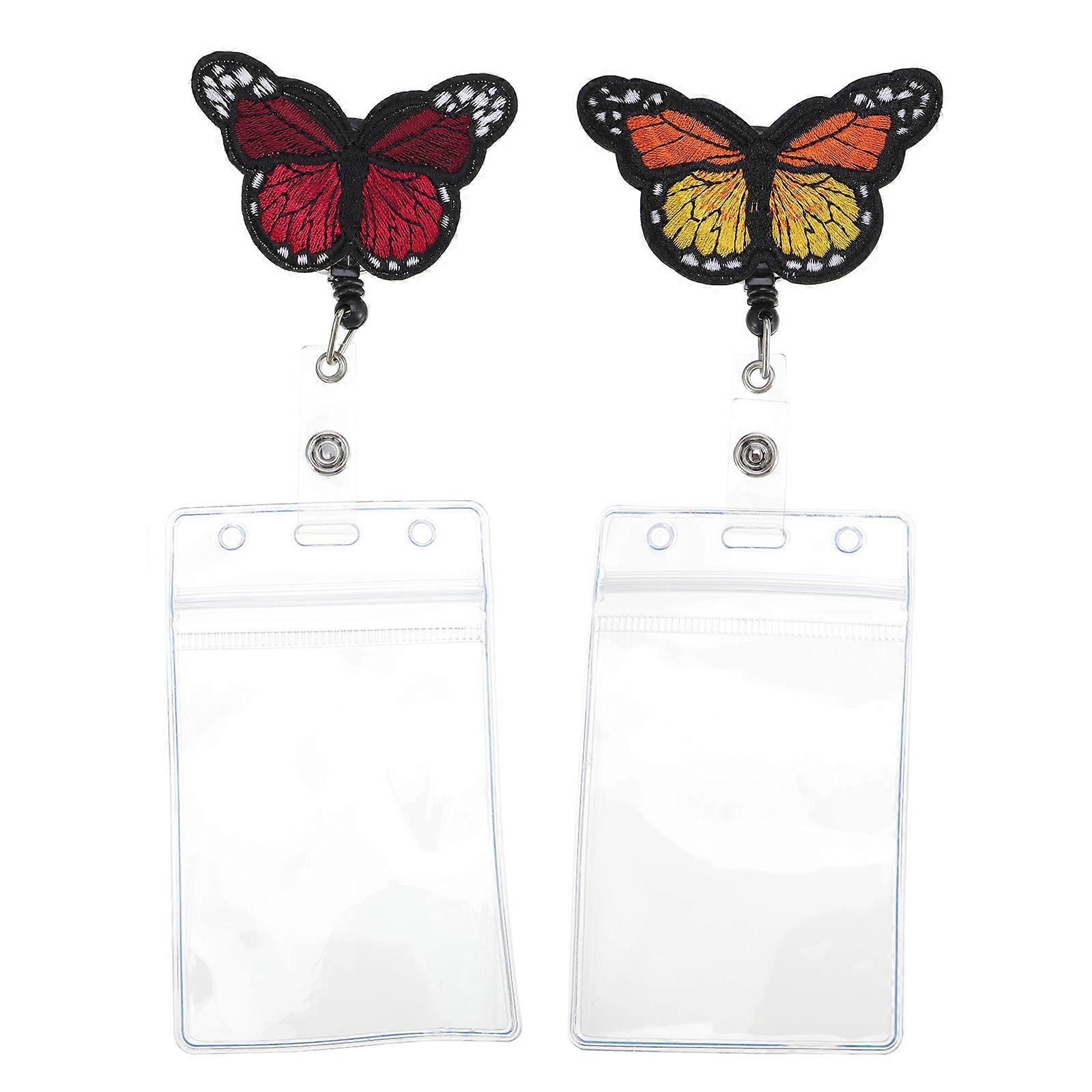Retractable Badge Buckle Badge Holder for 2Sets Series