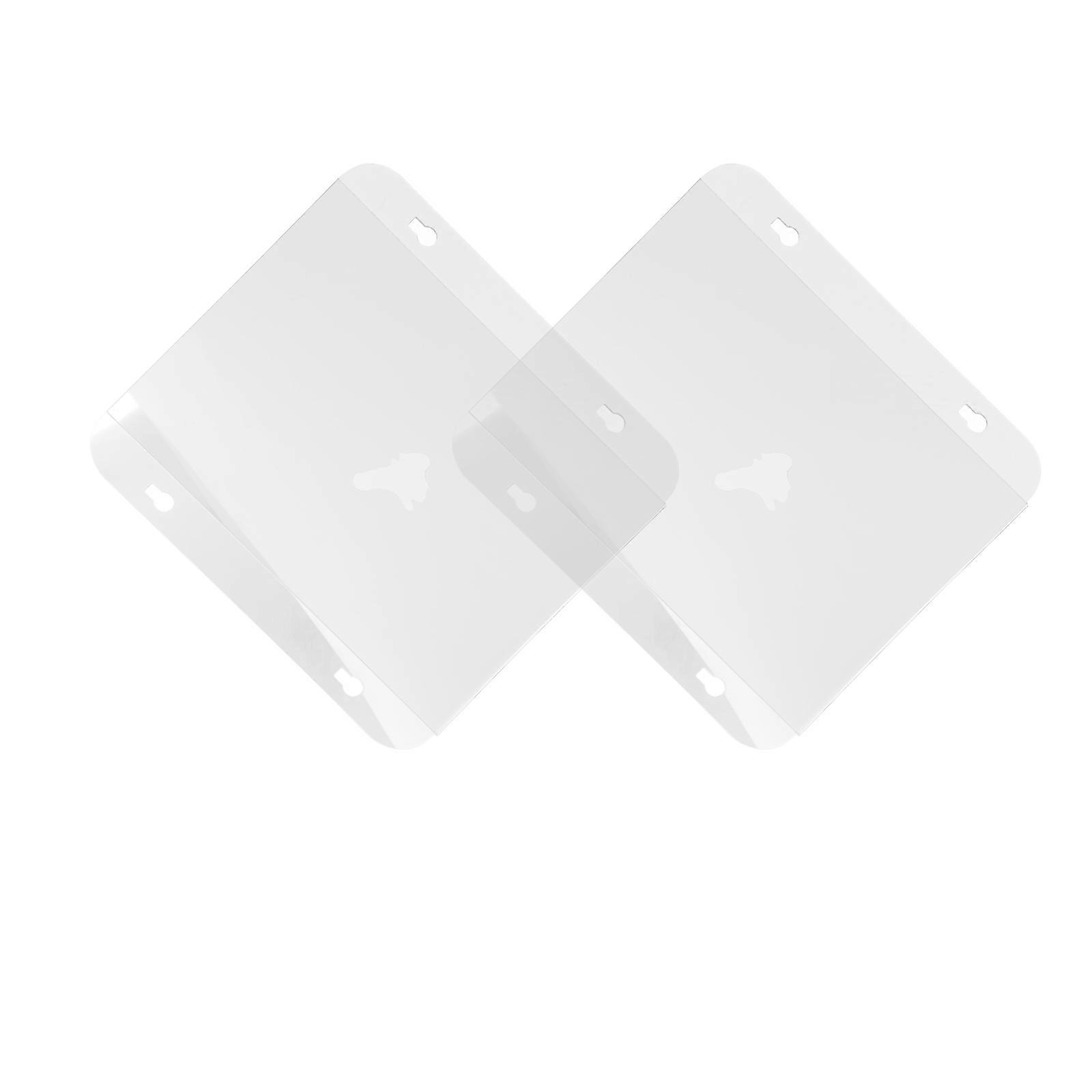 2Pcs Acrylic Window Sign Holder for Sign Display with Transparent Frame