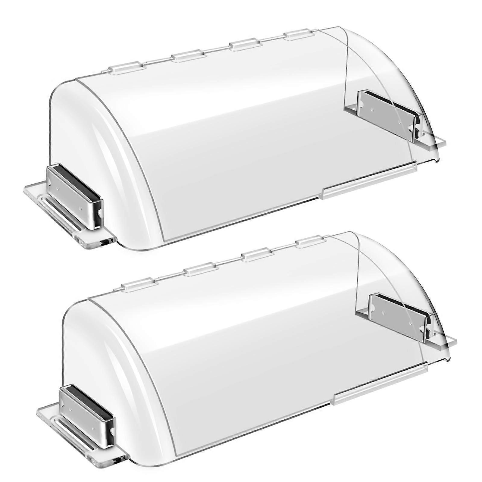 2 Pack Adjustable Magnetic Vent Deflector Covers for Floor Wall Ceiling Registers Clear 915.5'