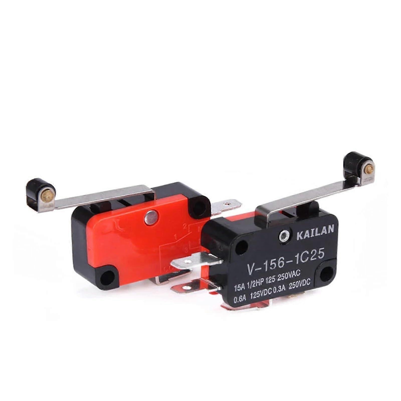 V1561C25 Push Button Switch 15A SPDT Momentary Snap Action Travel Limit Switch