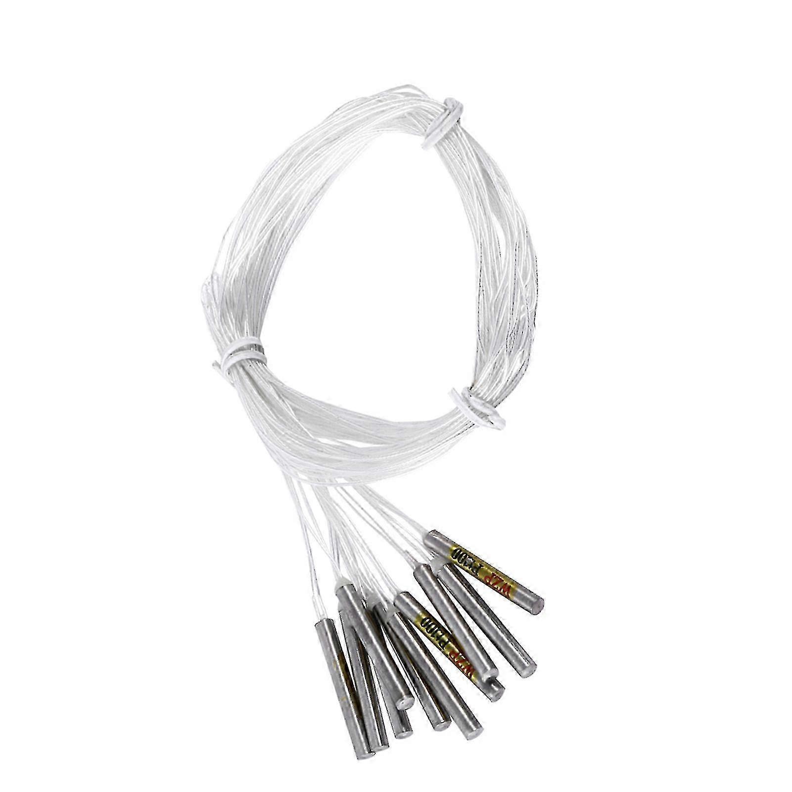 PT100 Waterproof Temperature Probe for Controller Sensor, 10-Pack