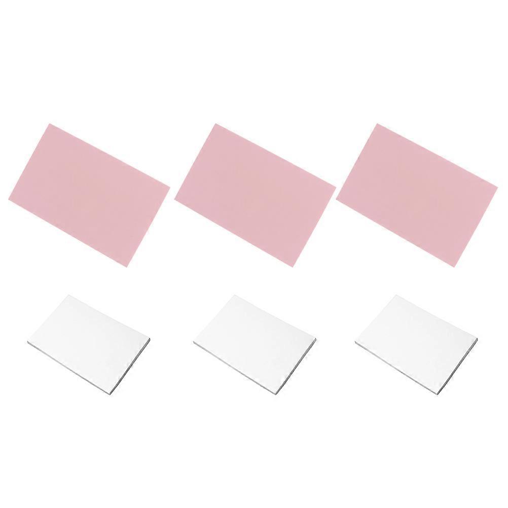 White TPR Carving Blocks for Crafting Supplies 6 Pieces Safe and Durable Rubber Stamps Engraving
