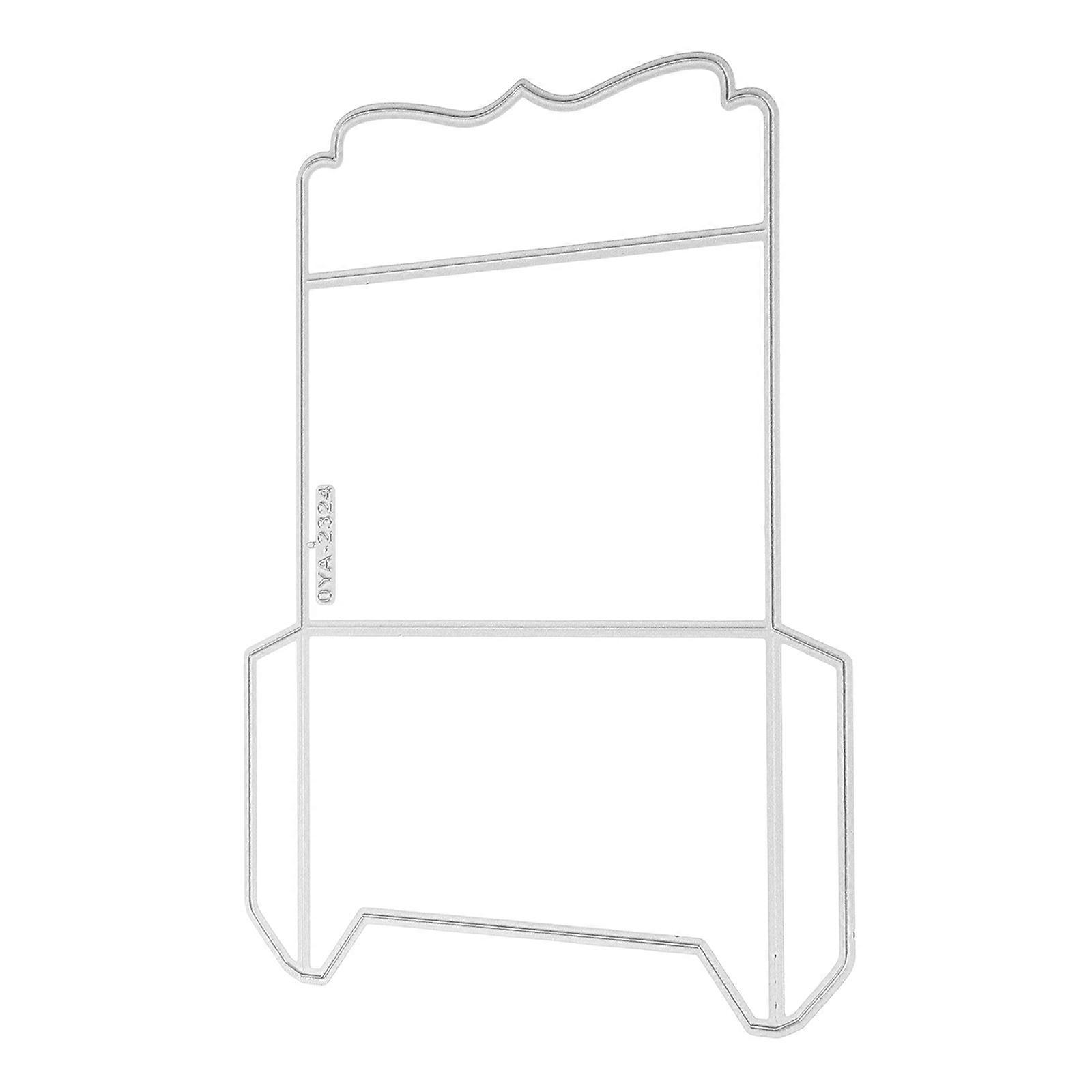 Silver Cutting Die Envelope Die for DIY Scrapbook Decoration