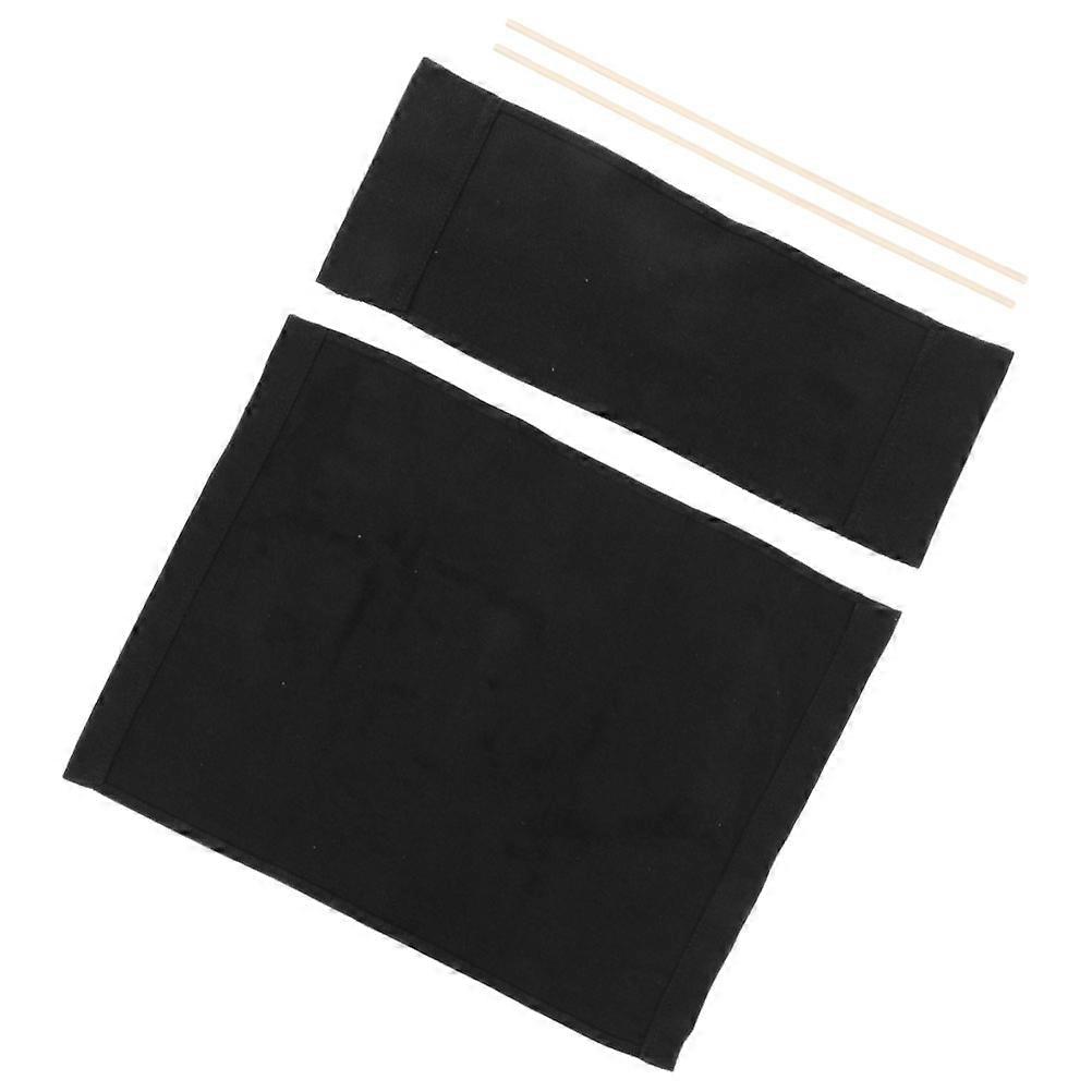 Folding Chair Replacement Canvas in Black for Repair of Camping and Movie Chairs