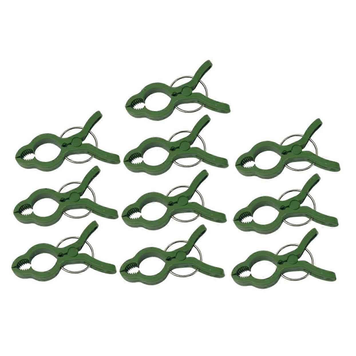 10Pcs Durable Plastic Plant Support Clips for Potted Branches and Reusable Garden Plant Fixing