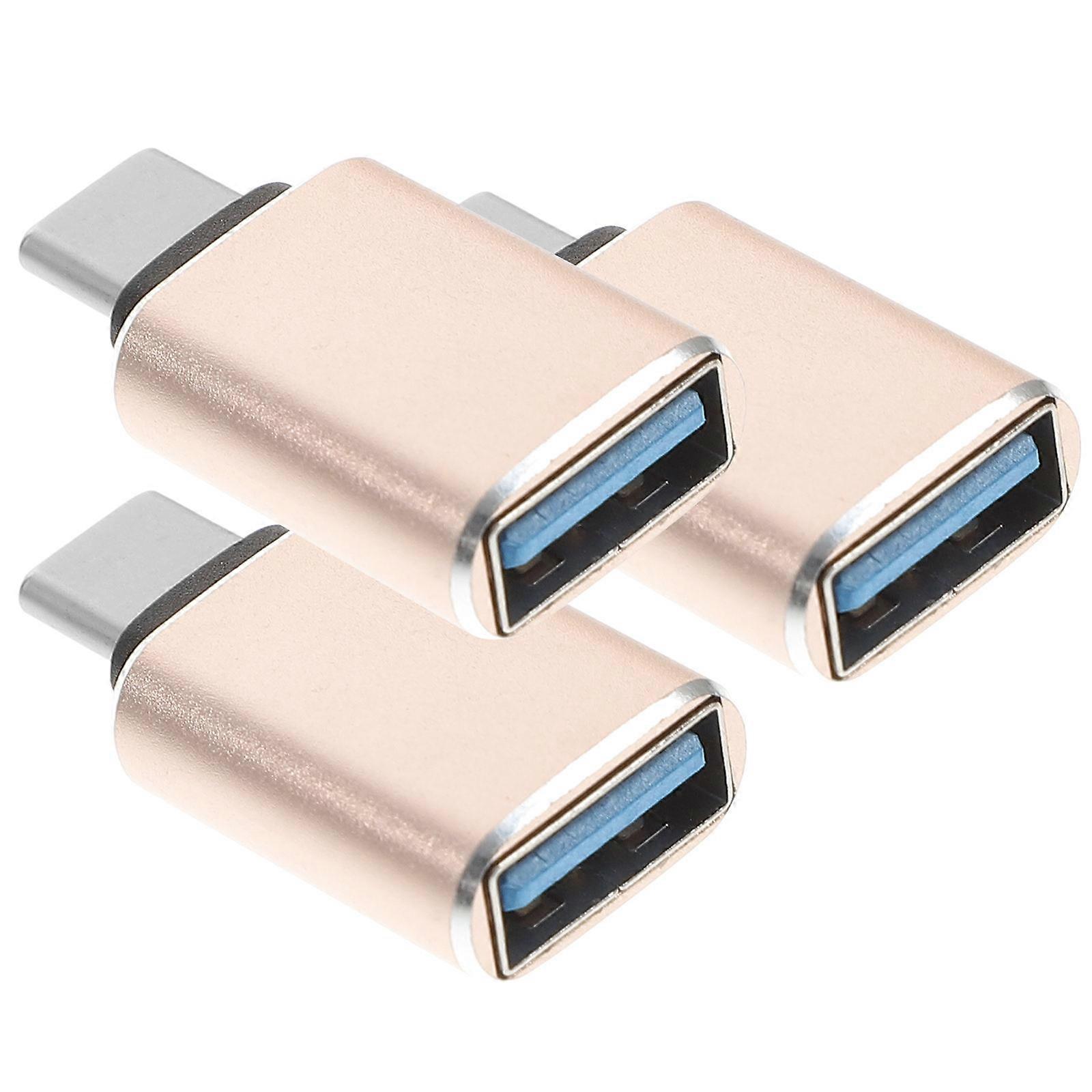 USB 3.0 to Type C Adaptor for Computer with Durable 3Pcs Connectors