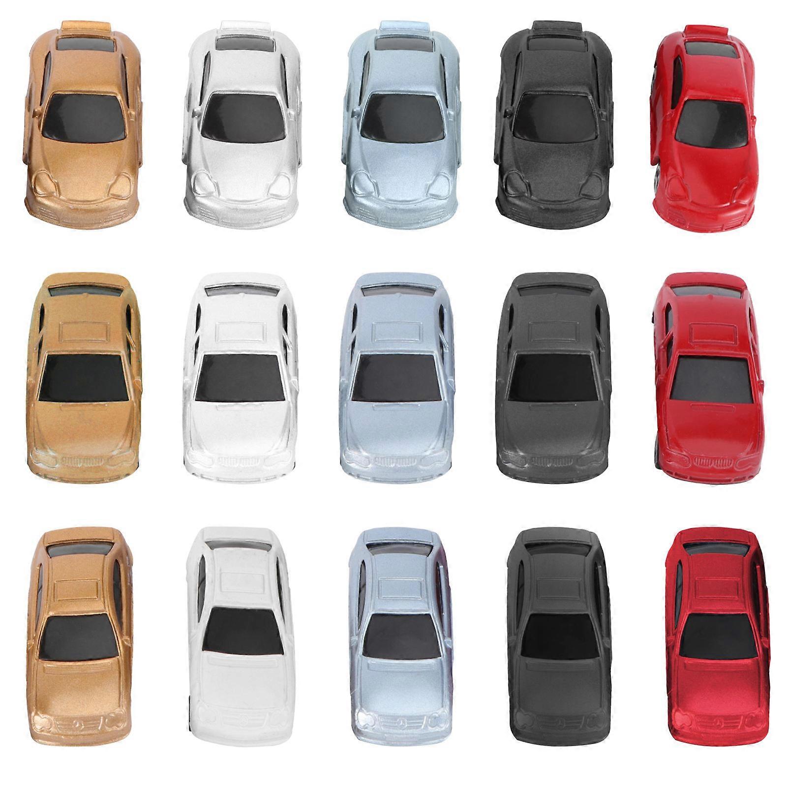 Table Model Sand Table Car Model for Decor 50Pcs Assorted Colors