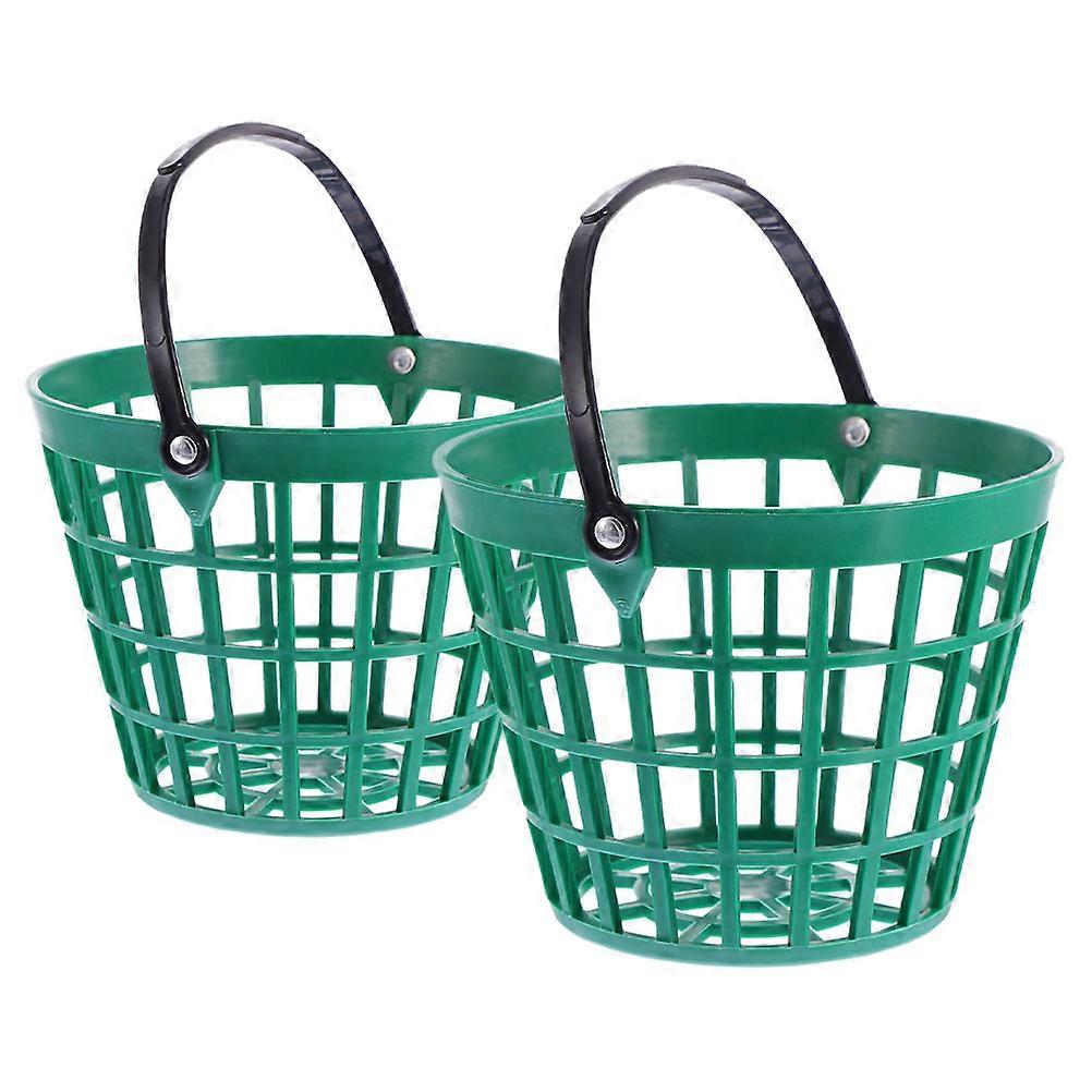 Golf Ball Basket Holder for Yard Use Plastic Organizer 4Pcs Set