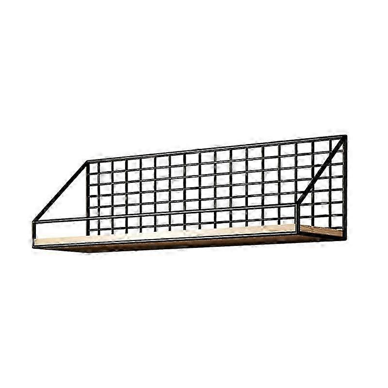 2026 Household Large Non-Punching Organizer Wall Hanging Shelf Black Basic Model