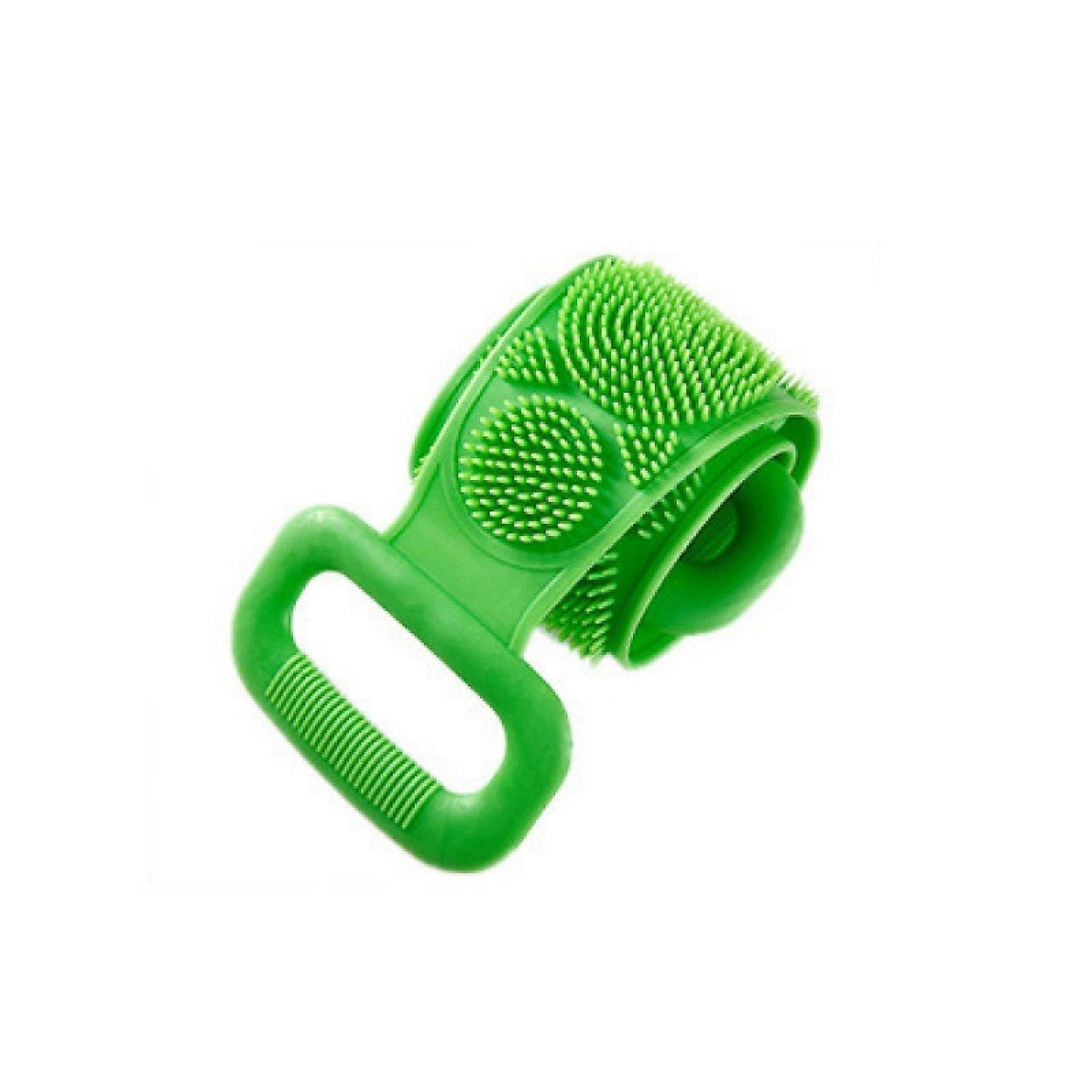 Silicone Back Scrubber for Shower with Long Handle, Full Back Coverage and Gentle Exfoliation
