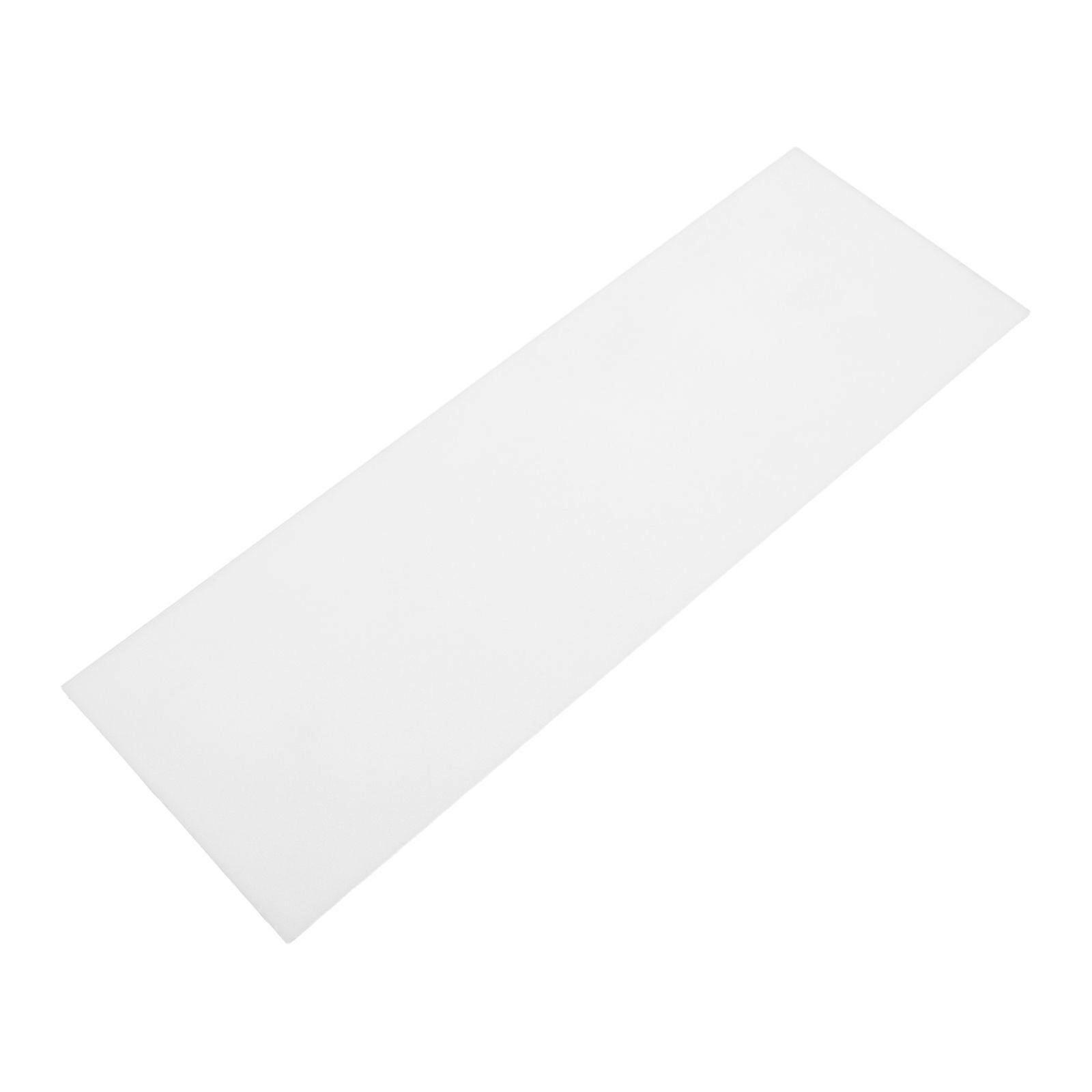 White Fluorescent Light Cover, Frosted Translucent Drop Ceiling Light Diffuser Panel, LED Replacement Difussing Sheet 11.8" X 4" X 0.06"