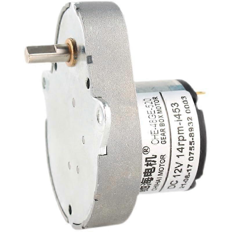Torque 12V DC Gearbox Motor 7RPM for Vending Machine and DIY Robotics Projects