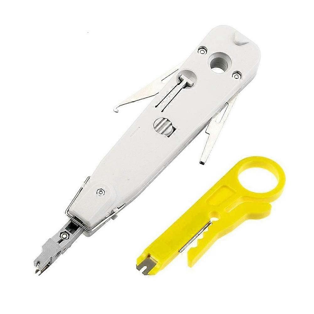 Professional Punch Down Tool,IDC RJ45 RJ11 Cat5E Cat6 Network Telecom Phone Cable Socket Impact Terminal Insertion Tools