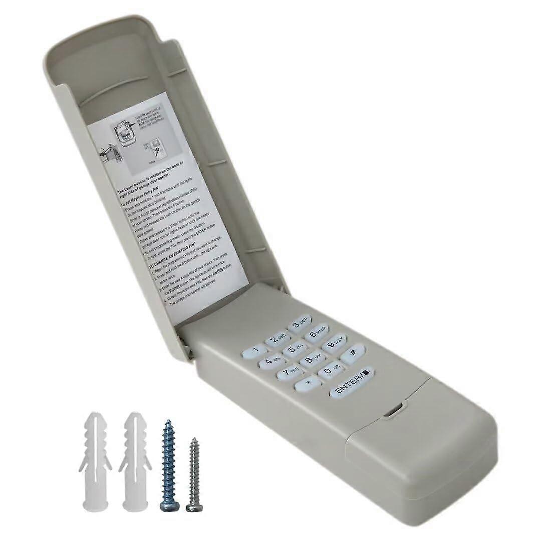 877MAX Wireless Garage Door Keypad Opener, Weatherproof, Backlit, MultiDoor