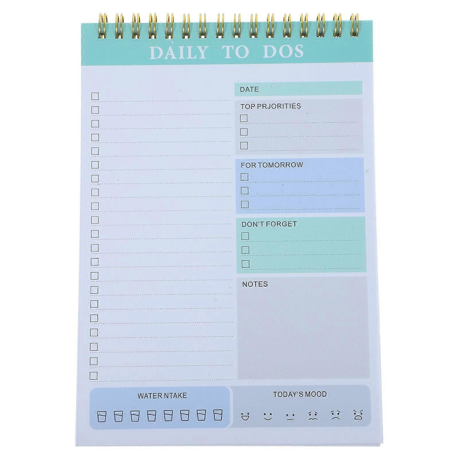 Practical Planner Notepad Tear off Notepad Portable Planner for Daily Schedule To Do List(A5)