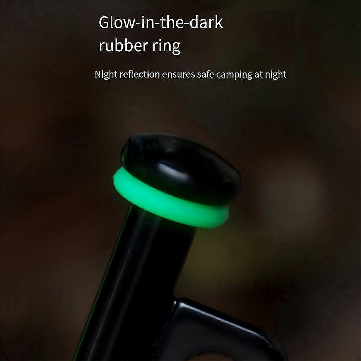 8-Pack 12-Inch Ground Stakes for Camping and Outdoor Use