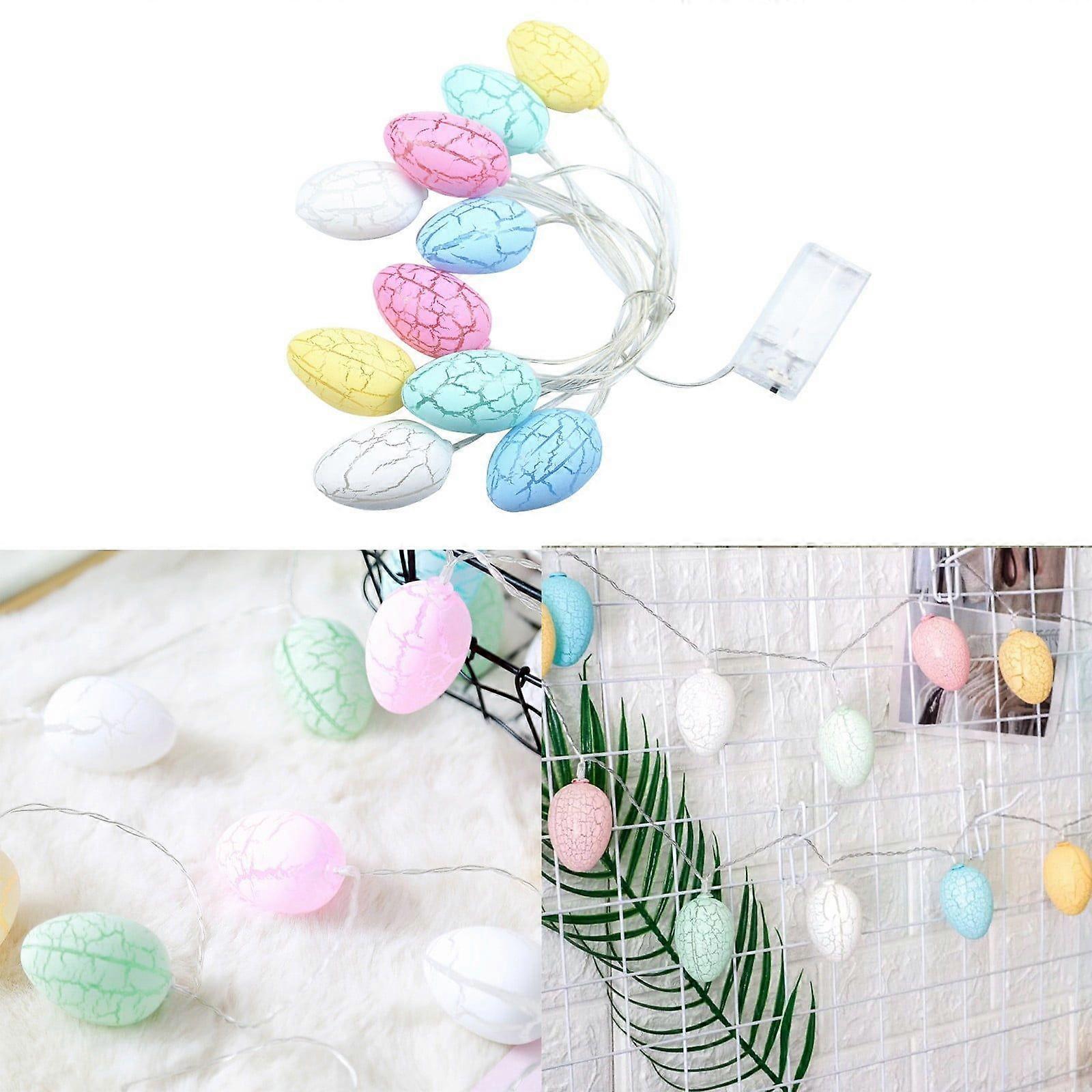 Storage Bags Easter Decorations Lights,Easter Eggs Led String Lights Battery