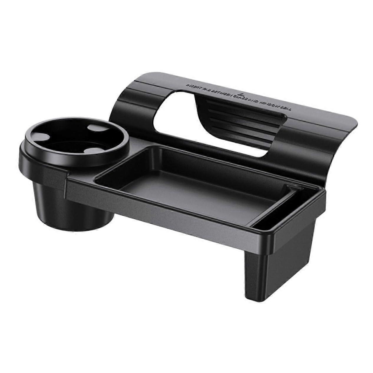 Car Door Organizer with Cup Holder, Multifunction Side Storage Box for Essentials and SpaceSaving Use