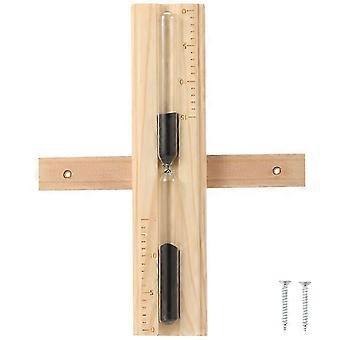 15 Minutes Saunas Sand Timer Wooden Glass Hourglass Timer High Precision Sauna Hourglass Sand Timer for Restaurant Bath